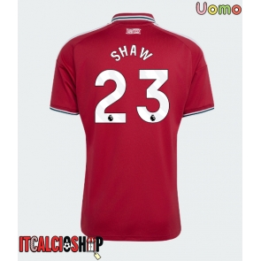 Manchester United Luke Shaw #23 Prima Maglia 2026-27 Manica Corta